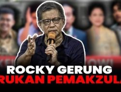 Blak-Blakan Dukung Forum Purnawirawan TNI Lengserkan Wapres Gibran, Rocky Gerung: Sangat Masuk Akal!