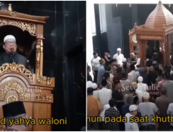 Inilah Video Detik-detik Ustaz Yahya Waloni Meninggal Dunia saat Khotbah Jumat