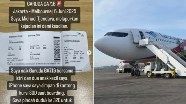 Garuda Indonesia Bebas Tugaskan Semua Kru Pesawat GA 716 Buntut Hilangnya iPhone Milik Penumpang