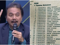 Roy Suryo Ungkap Kejanggalan Pemberitaan Koran yang Berisi Pengumuman Hasil Ujian Masuk UGM 1980