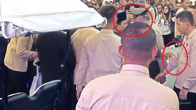 VIRAL Paspampres Ditegur Prabowo Usai Tepis Tangan Jenderal Polisi Turki