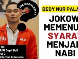 KLARIFIKASI! Tuai Badai Kritik, Kader PSI Jelaskan Cuitannya Soal Jokowi Penuhi Syarat Jadi Nabi