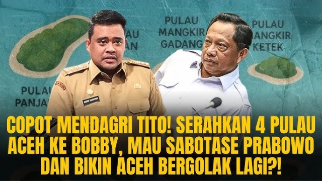 SIMAK! Memahami Polemik 4 Pulau Aceh Jadi Milik Sumut Versi Kemendagri