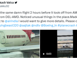 Pria Ini Ramal Nasib Tragis Pesawat Air India Beberapa Jam Sebelum Jatuh, Rekam Kejadian Janggal