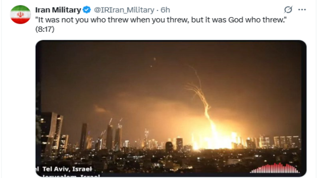 Serangan Balasan! Ratusan Rudal Iran Porak-porandakan Israel