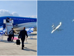 Pesawat Netanyahu Cabut dari Israel Saat Rudal Iran Gempur Tel Aviv