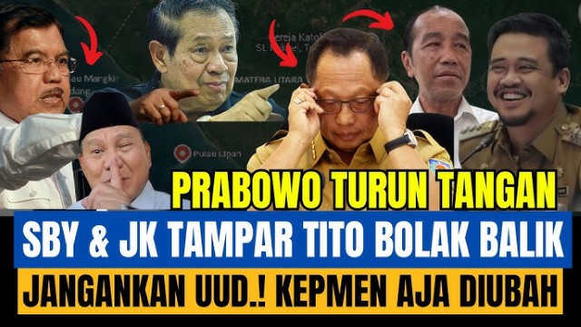 Pesan Menohok SBY: Jangan Ganggu Aceh, Kembalikan 4 Pulau Tersebut ke Tuannya!
