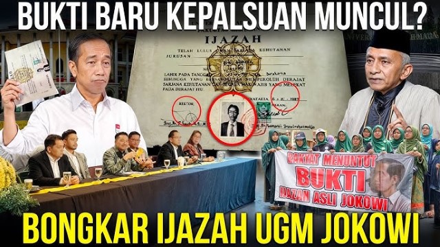 Tipu-Tipu Ijazah Jokowi Akhirnya Terbongkar