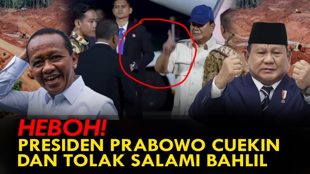VIRAL Prabowo Tolak Salaman Dengan Menteri ESDM Bahlil, Publik Heboh: Sinyal Ketidaksukaan?