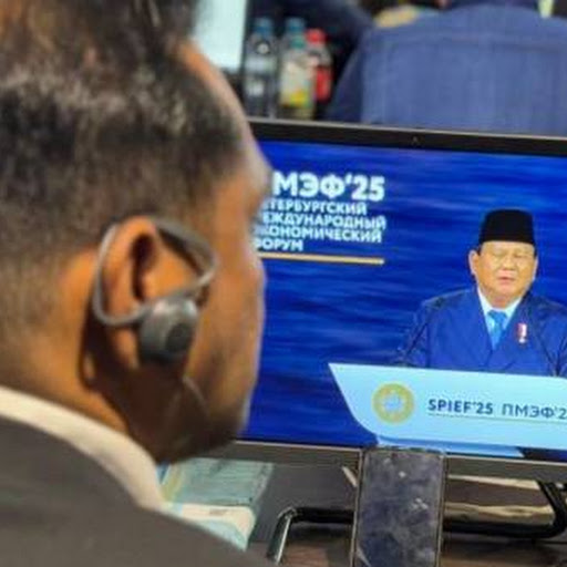 Pidato di Rusia, Prabowo Klaim Pertumbuhan Ekonomi RI Dekati 7%