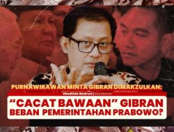 Analis Politik UNJ: Pemakzulan Gibran Adalah Persoalan Serius, Kalau Dibiarkan Jadi Beban Pemerintah & Picu Gerakan Rakyat!