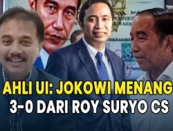 Ahli UI Sebut Jokowi Menang 3-0 dari Roy Suryo Cs di Kasus Ijazah Palsu, Apa Dasarnya?