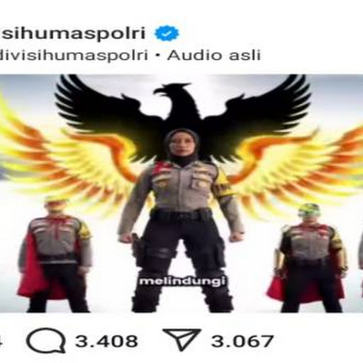Video AI “Pahlawan Masa Kini” Polri Dapat Sentimen Negatif Warganet