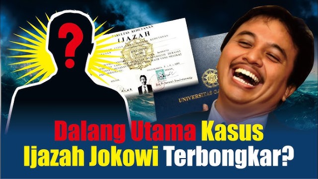 Kejahatan Besar Terkuak Dalang Ijazah Jokowi Dibongkar Roy Suryo: Orang Istana Akui Punya Percetakan di Pasar Pramuka!