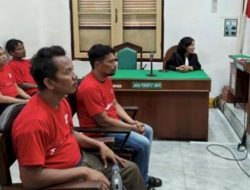 Di Medan, Empat Kurir 40 Kg Sabu Divonis Mati