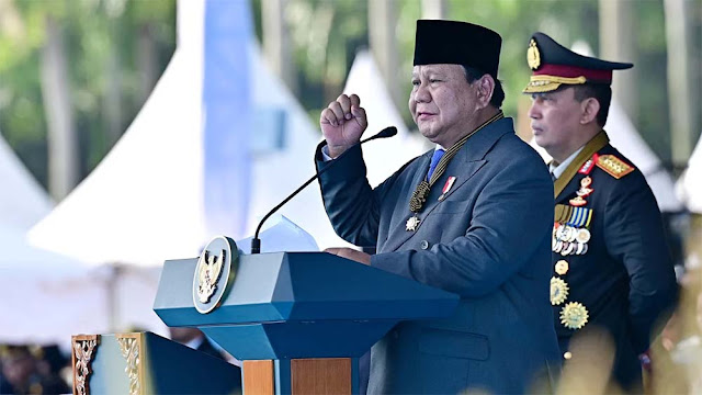 Prabowo Minta Polisi Indonesia Ikut Rasakan Penderitaan Rakyat