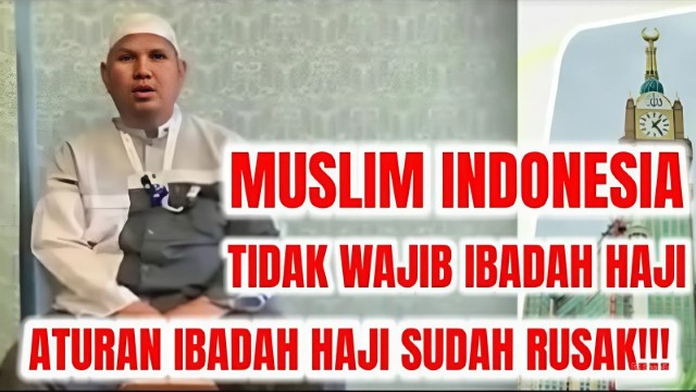 GEGER! Ustadz Erwandi Keluarkan Fatwa Haji di Indonesia Tidak Lagi Wajib, Apa Alasannya?