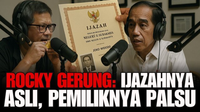 Kata Kata Rocky Gerung Soal Ijazah Jokowi: Ijazahnya Asli, Pemiliknya Yang Palsu!