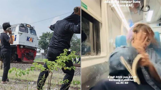 Ternyata Pelaku Lempar Batu ke Komuter Arah Bogor Dua Bocah Iseng, Begini Kronologinya