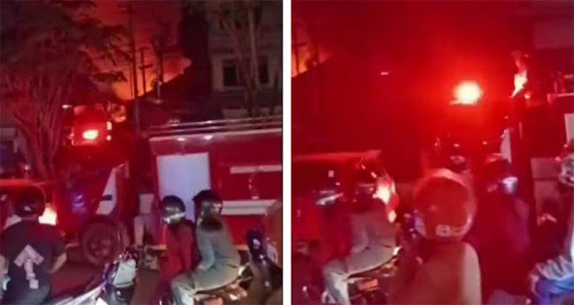 VIRAL Mobil Damkar Seruduk Mobil di Balikpapan, Petugas: Sopirnya Emak-emak, Tak Mau Kasih Jalan