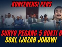 BREAKING NEWS! Roy Suryo Bikin Kejutan, Kantongi 5 Bukti Baru Ijazah Jokowi Palsu