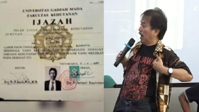 Roy Suryo Pamer Kaus Raja Jawa saat Beber Analisis Ijazah Jokowi: Kita Melawan Sesuatu Sangat Jahat