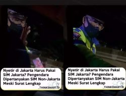 Viral Polantas Tilang Pengendara Mobil Gegara Tak Punya SIM Jakarta, Netizen: Emang Sekarang SIM Harus Sesuai Domisili?