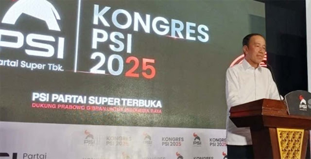Jokowi: Saya Akan Bekerja Keras untuk PSI