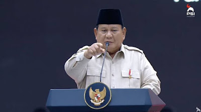 Prabowo: Demo Indonesia Gelap Didanai Koruptor
