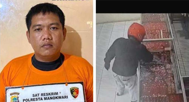 TAMPANG Oknum Brimob Terlilit Utang Judi Online, Terkuak Aksi AS Saat Bobol Toko Emas di Papua