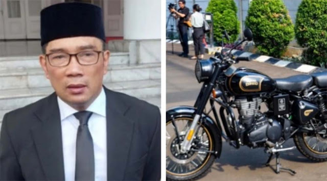 Kenapa Ada Motor Orang Lain di Garasi Ridwan Kamil?