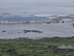 Penampakan Gelombang Tsunami di Kepulauan Kuril Setelah Gempa M8,7 Guncang Rusia