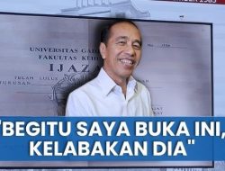 Ketika Ijazah Jadi Misteri Negara: Ada Skenario dan Intelijen, Siapa Sebenarnya Joko Widodo?