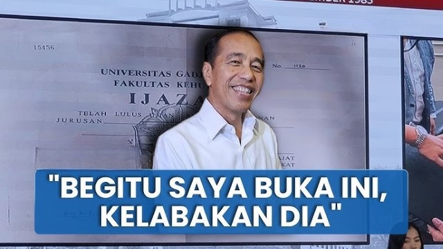 Ketika Ijazah Jadi Misteri Negara: Ada Skenario dan Intelijen, Siapa Sebenarnya Joko Widodo?