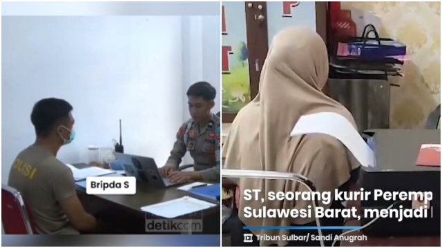 Bejat! Oknum Polisi di Sulbar Lecehkan Kurir Wanita, Tiba-tiba Tarik Paksa Korban ke Kamar Kos