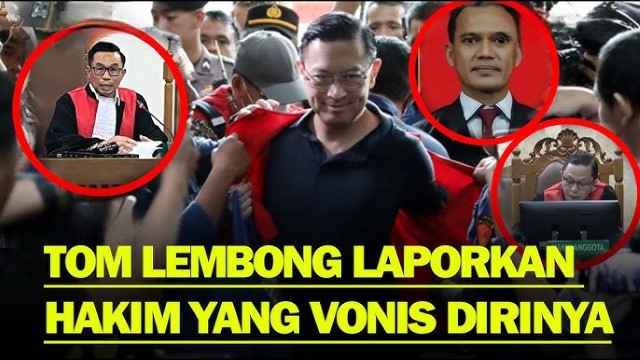 Serangan Balik Tom Lembong Usai Bebas Berkat Abolisi, Laporkan 3 Hakim Yang Vonis Dirinya ke MA!