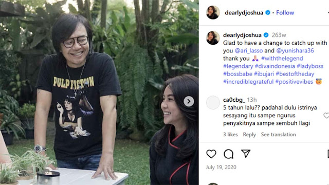 Diduga Selingkuh, Netizen Sorot Foto Ari Lasso & Dearly Joshua 5 Tahun sebelum Cerai: Ini Benih-benihnya