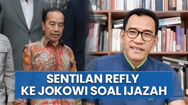 Blunder! Refly Harun Ungkap Ucapan Jokowi Yang Menunjukkan Bahwa Ijazahnya Memang Tidak Asli