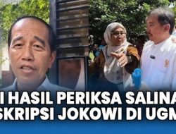 ANEH! Jokowi Lulus 1985, Tapi Skripsinya Gunakan Font Garamond 1989?