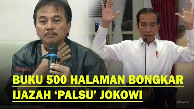 UPDATE! Roy Suryo Cs Bocorkan Isi Buku 500 Halaman Yang Akan Kuliti Habis Kasus Ijazah Jokowi