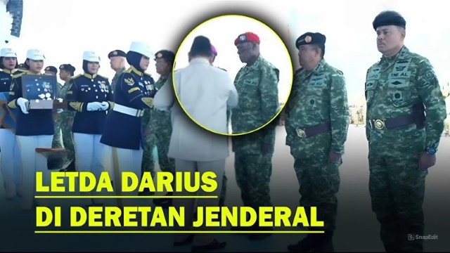 Letda Darius Bayani Dapat Bintang Sakti, Ini Kisah Heroiknya di Operasi Mapenduma