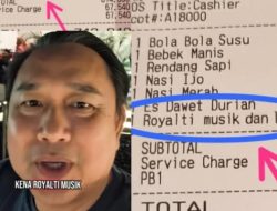 Viral! Biaya Royalti Musik Tertera di Struk Makan Restoran Senilai Rp 29 Ribu