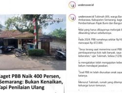 Viral PBB Lansia Naik 400 Persen di Ambarawa, Kaget Setengah Mati Lihat Tagihan Tembus Rp 872 Ribu