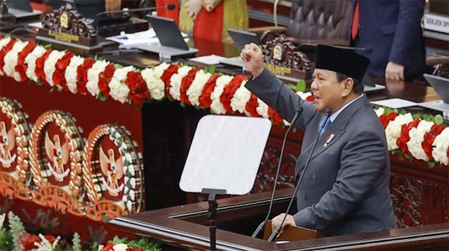 Pidato Perdana Prabowo di MPR: Rakyat Tak Sejahtera, Kita Gagal