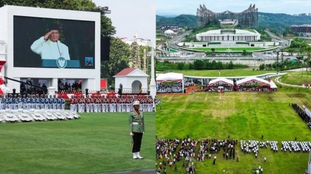 Jadi Sorotan! Beda Upacara Kemerdekaan di Istana Merdeka vs IKN, Ada Yang Lapangannya Bopeng