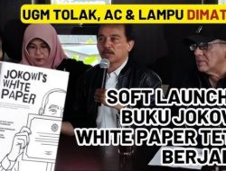 Kronologi Lengkap Pembungkaman Soft Launching Buku Jokowi’s White Paper di UGM