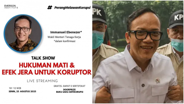 Si Noel Ditangkap, Senin Harusnya Jadi Pembicara Talkshow Hukuman Mati Koruptor