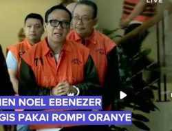 Resmi jadi Tersangka, Si Noel Nangis Pakai Rompi Oranye KPK