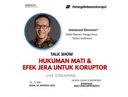 Wamenaker Noel Ditangkap, Senin Harusnya Jadi Pembicara Talkshow Hukuman Mati Koruptor