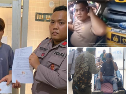 Terobos Lampu Merah, Mobil Brimob Tabrak Pemotor di Pekanbaru, Berakhir Cuma Jabat Tangan